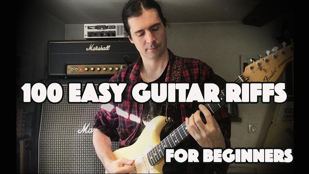 100 Easy Guitar Riffs Pack