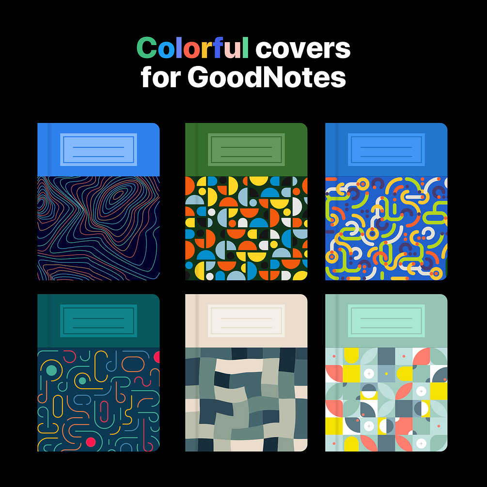 GoodNotes Colorful Covers [FREE]
