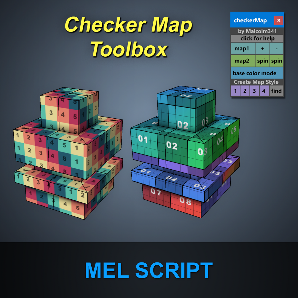 checker-map-toolbox-for-maya