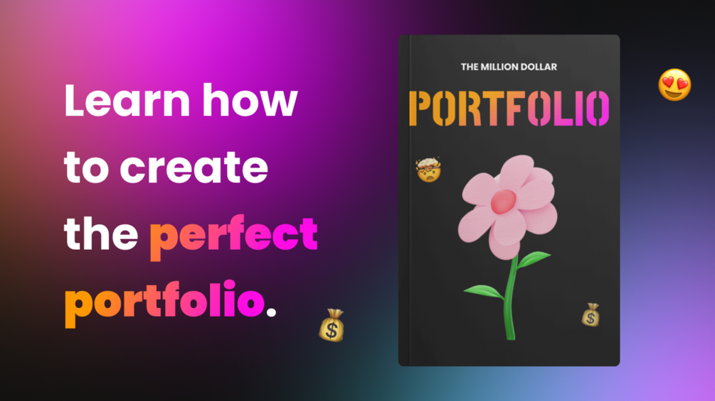 The Million Dollar Portfolio │ Learn how create the perfect portfolio (preorder)