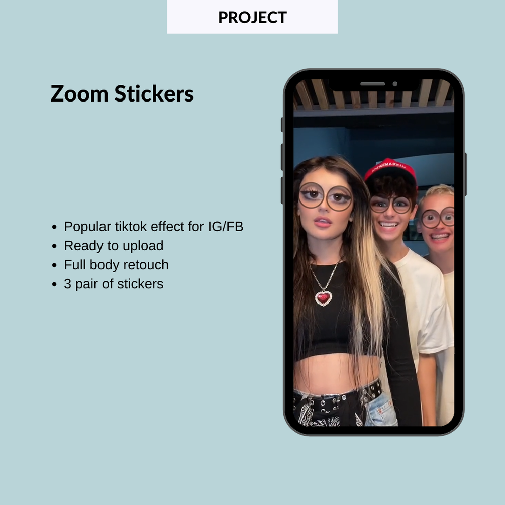 Spark AR Zoom Stickers filter