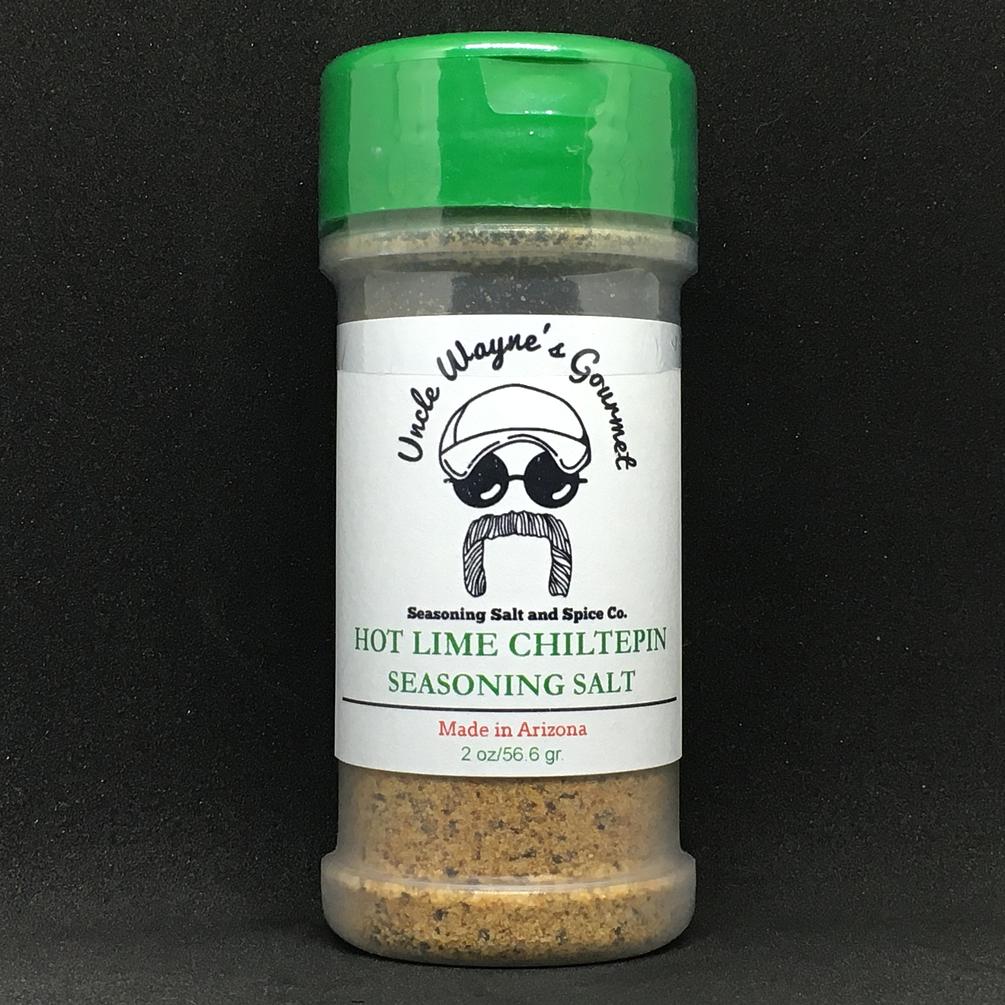 HOT Lime / Chiltepin Seasoning Salt