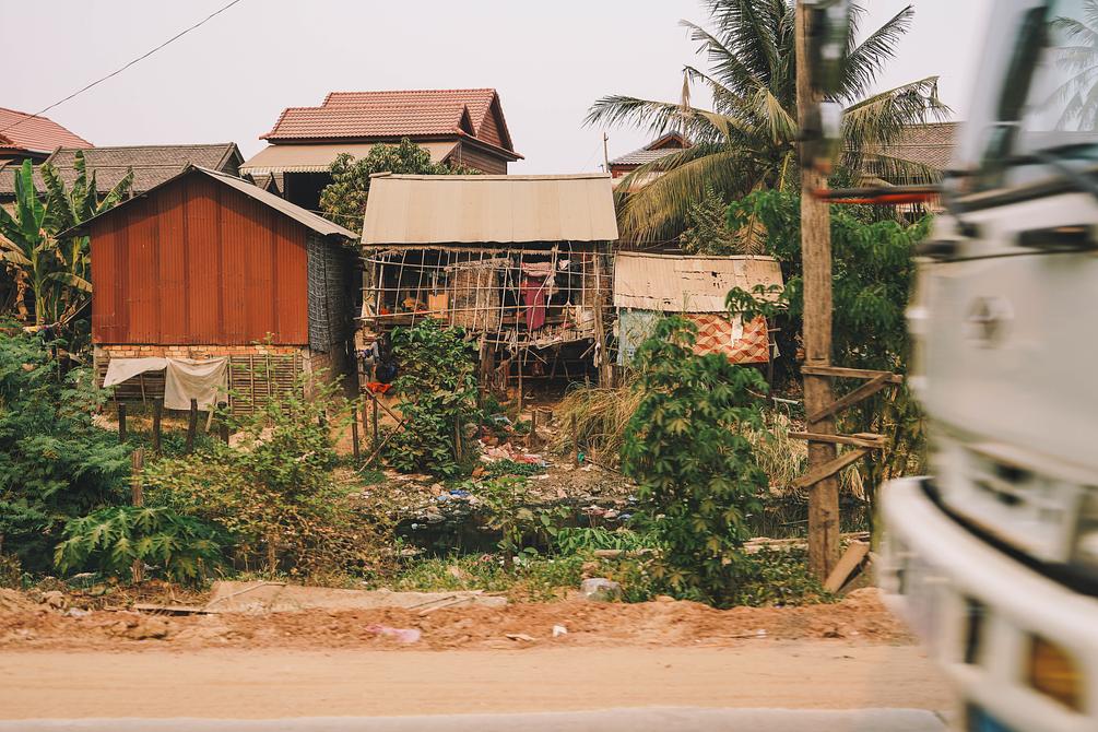 Rural Neighborhood in Cambodia (6000 x 4000px)