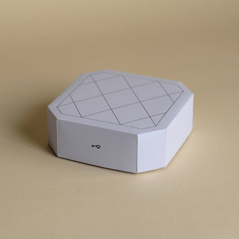 Octagon Box dieline
