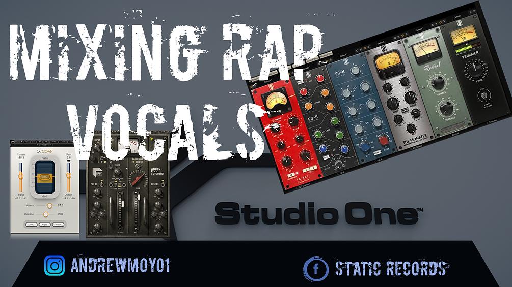 Studio One Recording Mixing and Mastering Template 2021