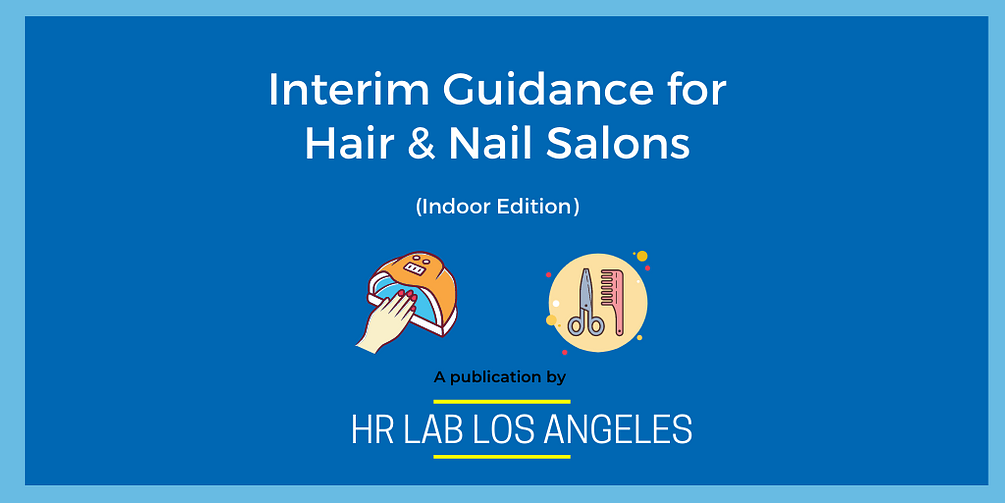 COVID19 Safety Guidelines For Hair and Nail Salons