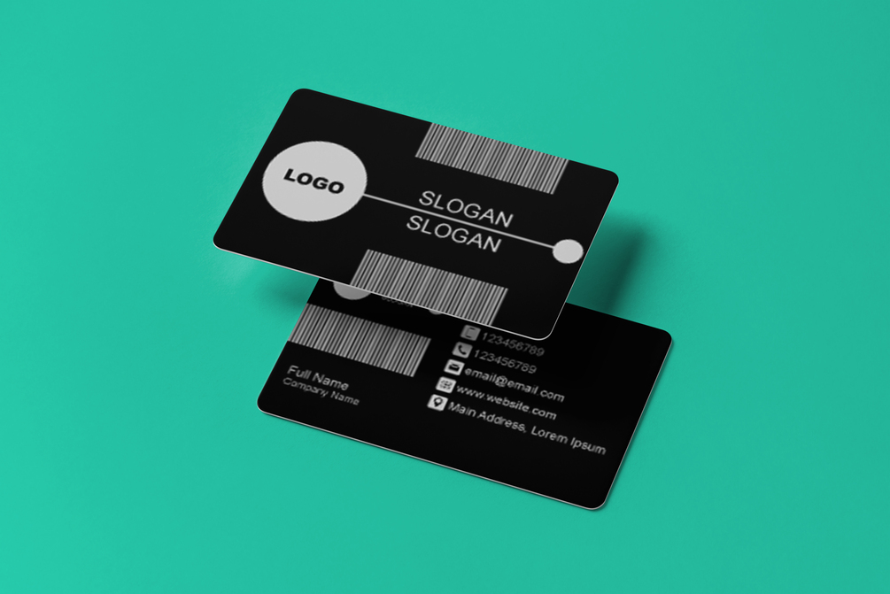 Black Elegant Business Card Template