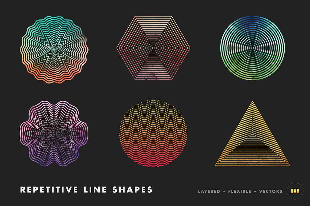 Repetitive Line Shape