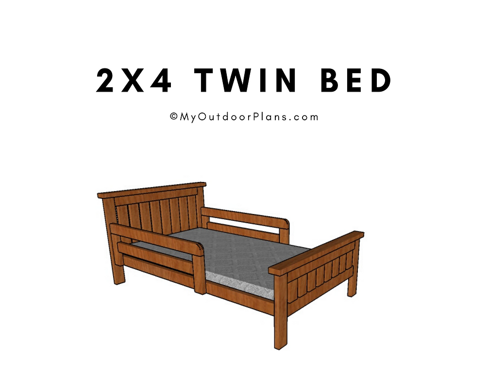 2x4 Twin Bed Plans