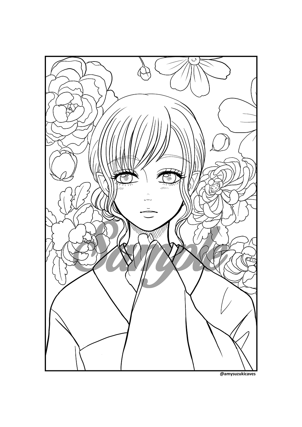 77  Coloring Pages Of Anime Elf  Latest HD