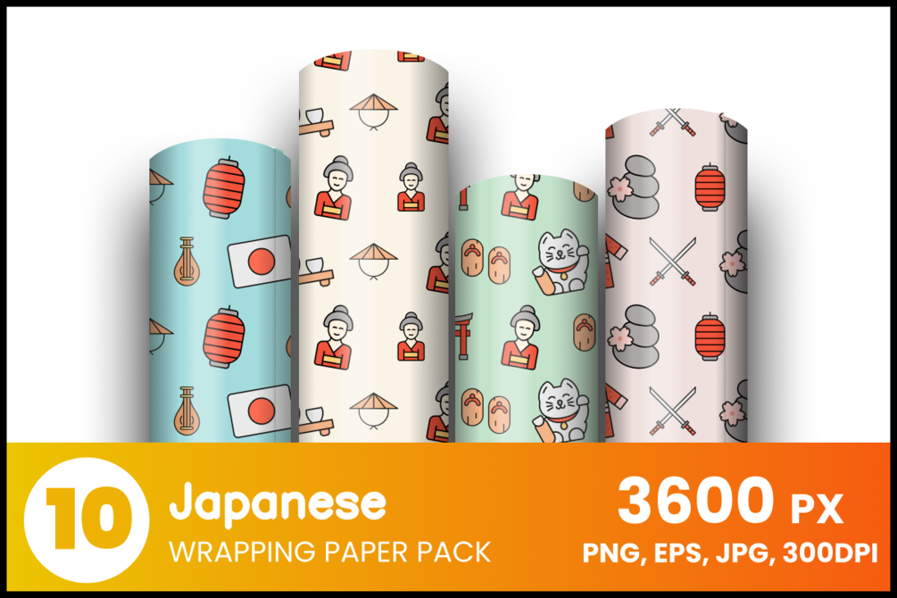 Japanese 10 Wrapping Paper
