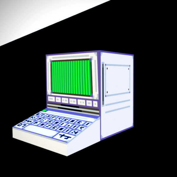 low poly computer!