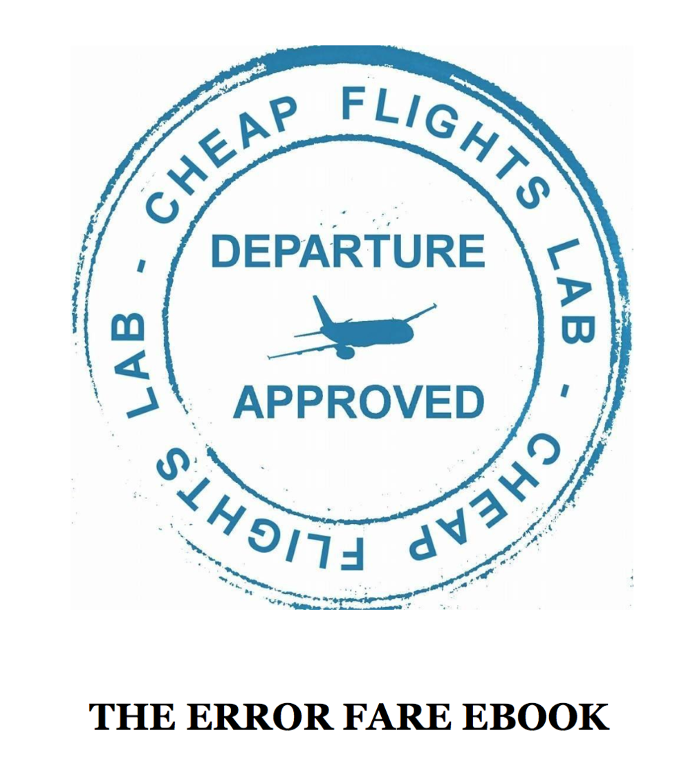 THE ERROR FARE EBOOK