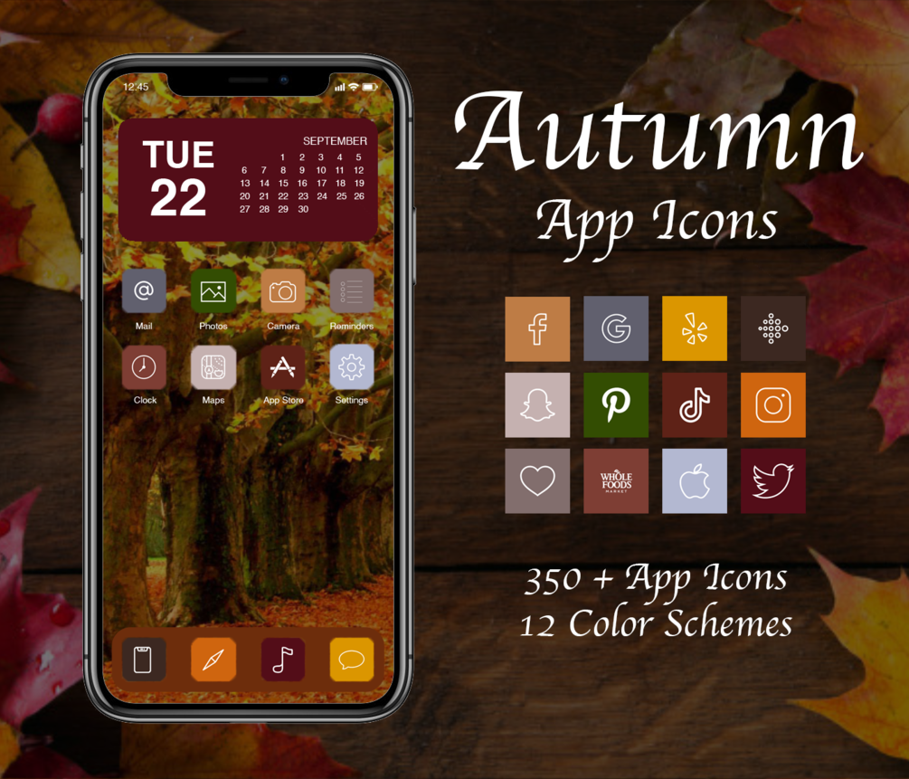 Autumn App Icons