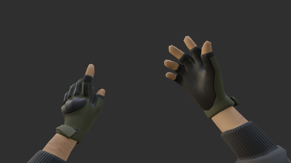 Lowpoly Viewmodel Arms for Blender, Update 3.1