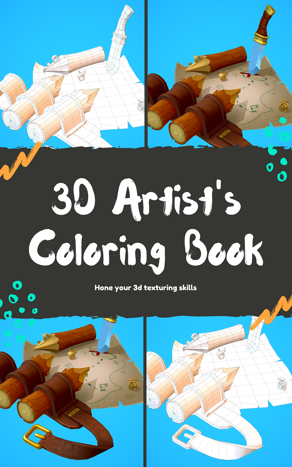 Download The 3d Artist S Coloring Book