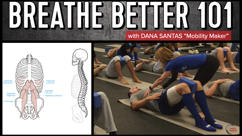 Breathe Better 101 with Dana Santas, Pro Sports Breathing, Mobility