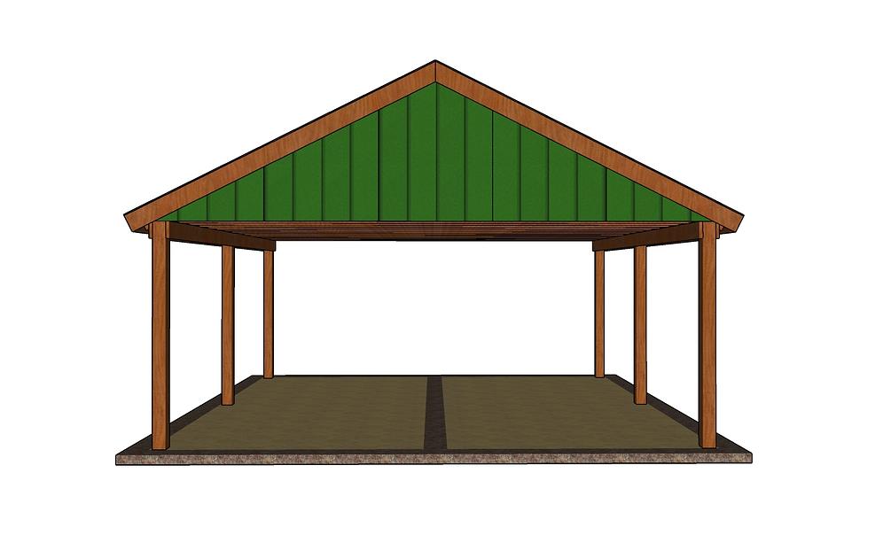2 Car Carport Plans