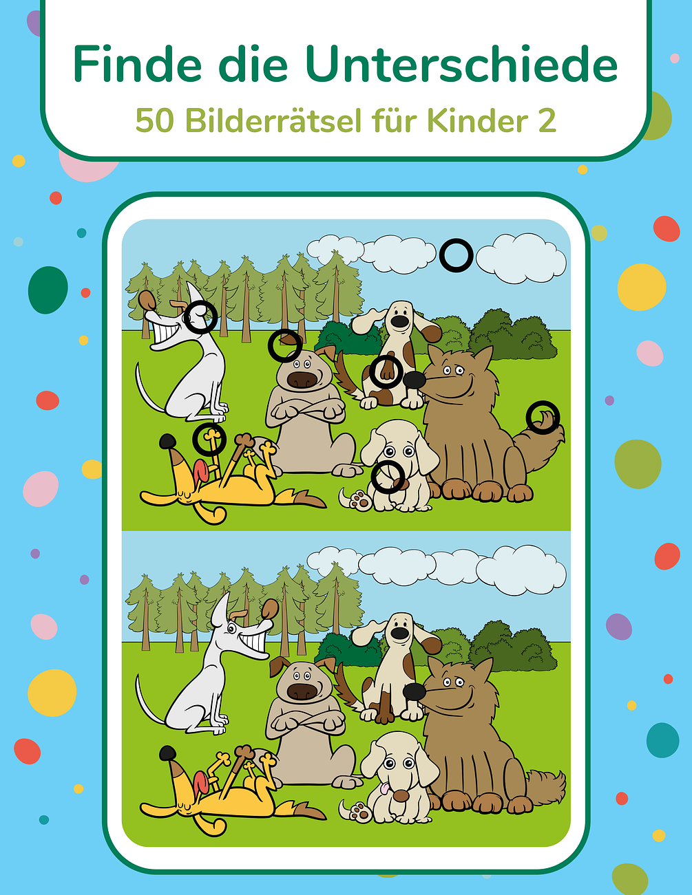 Finde die Unterschiede - 50 Bilderrätsel für Kinder 2