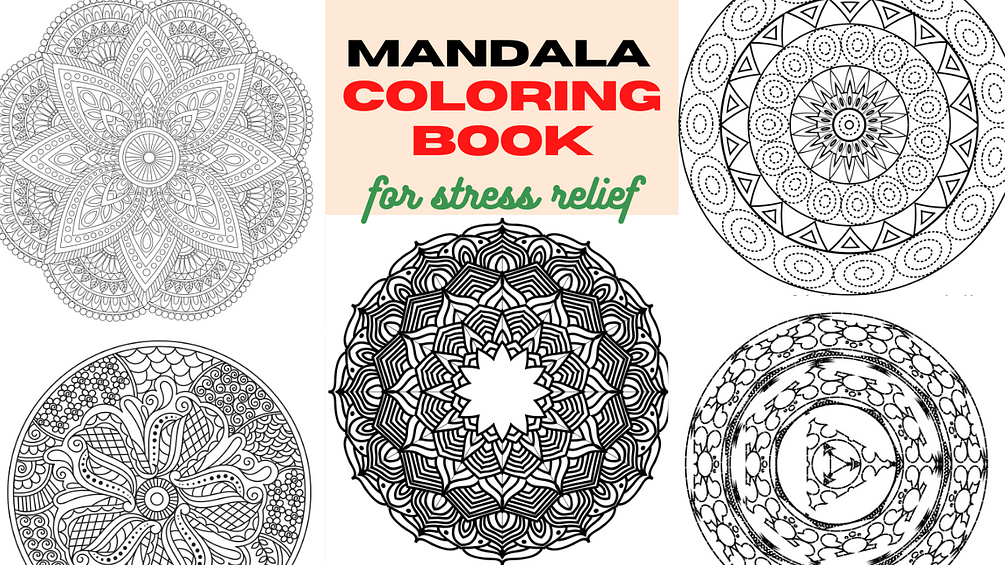 Mandala Coloring Book 🧘