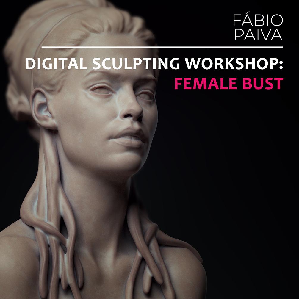 Digital sculpting Female Bust