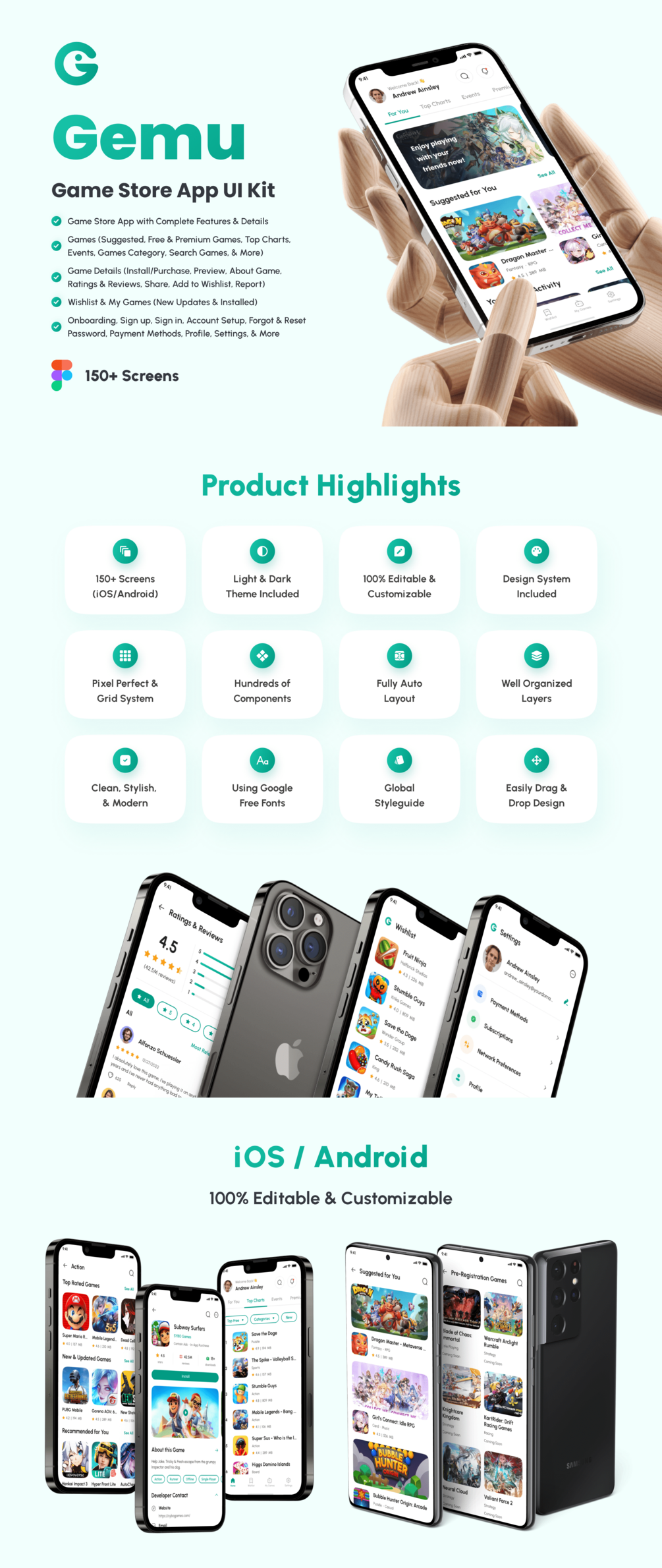 Gemu - Game Store App UI Kit