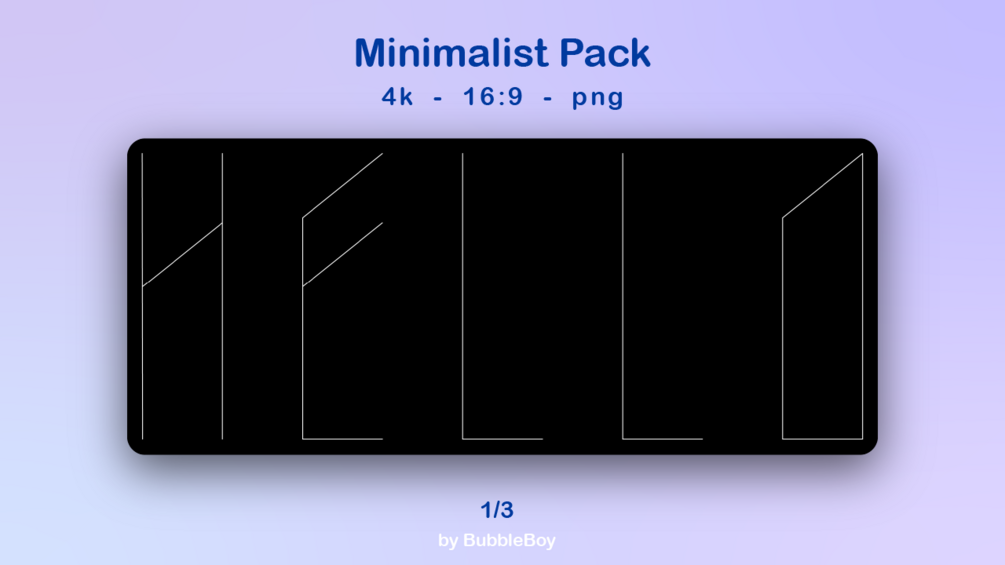 [4k] Minimalist Wallpaper Pack | Desktop