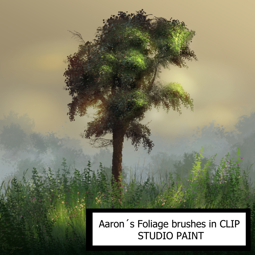 Aaron Blaise´s Custom Foliage brushes for CSP