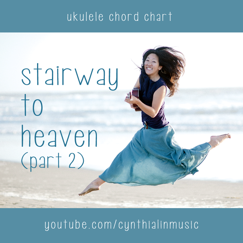 STAIRWAY TO HEAVEN Part 2 Ukulele Chord Chart