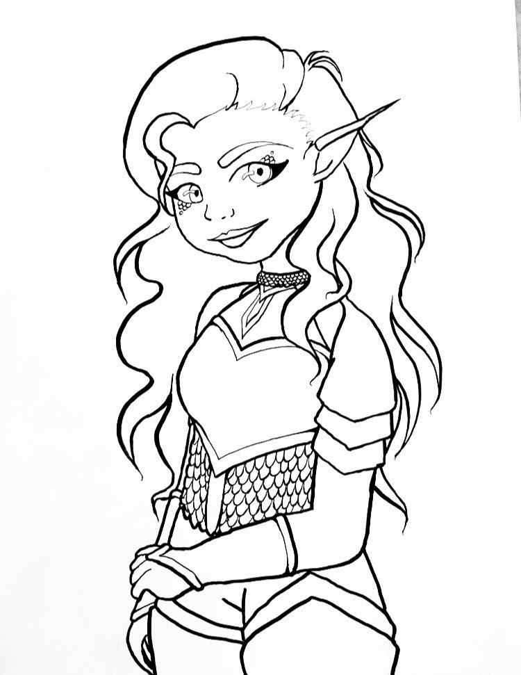 Daria - Coloring Page