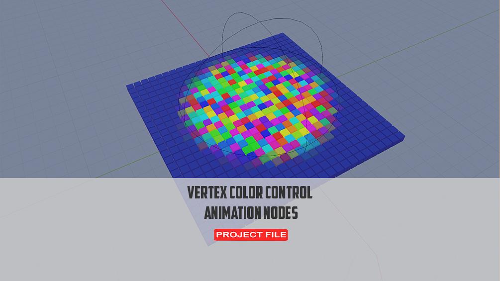 Vertex color and animation nodes