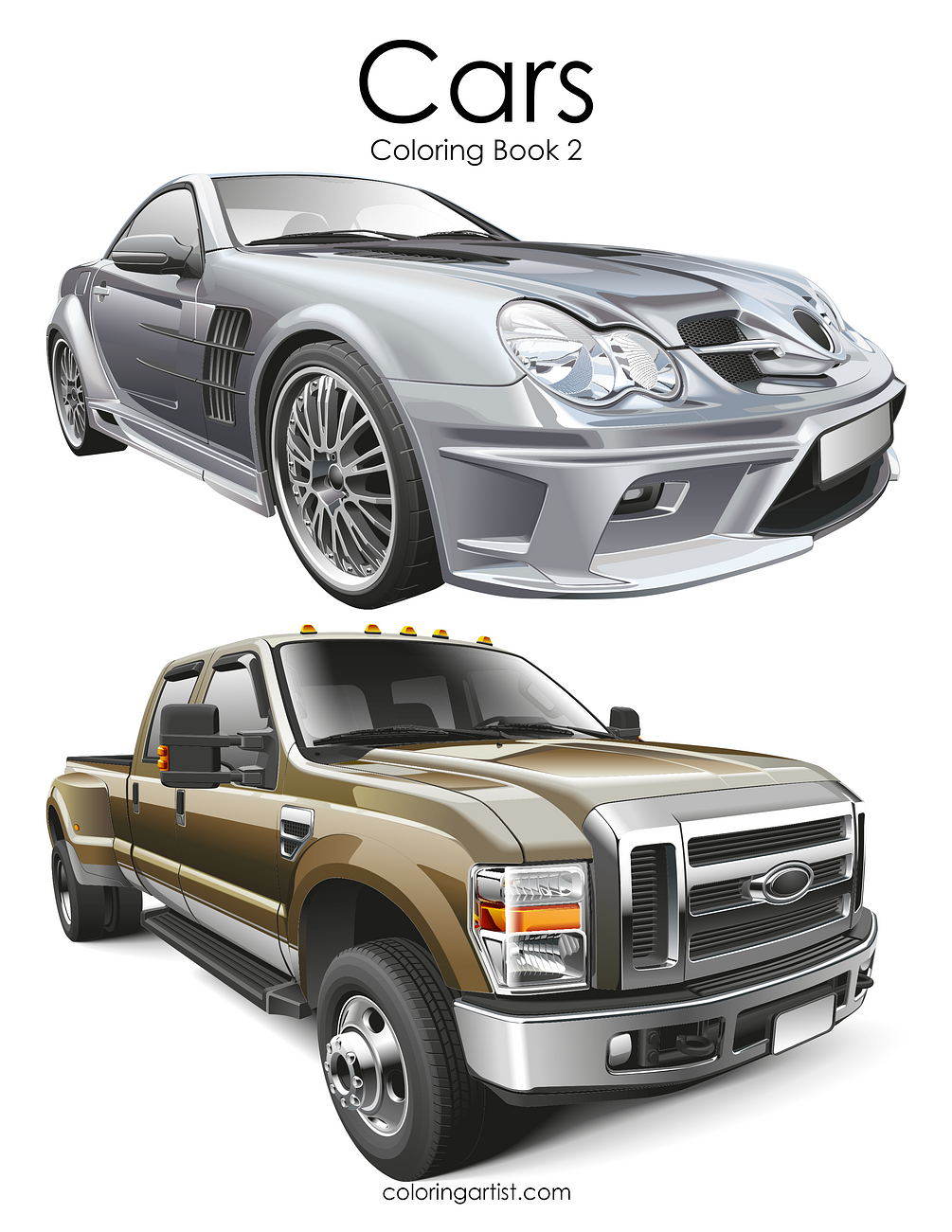 Cars Coloring Book 2