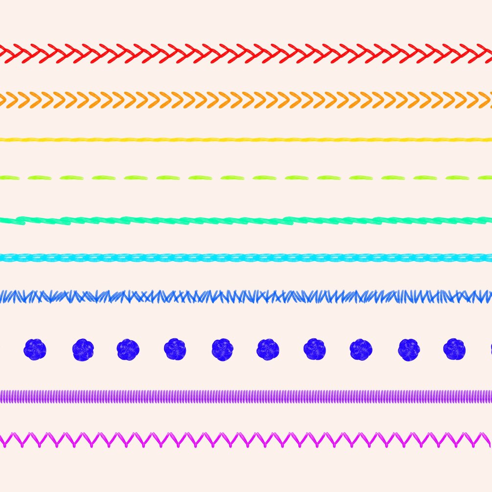 Free Procreate Embroidery Brush Set 1!