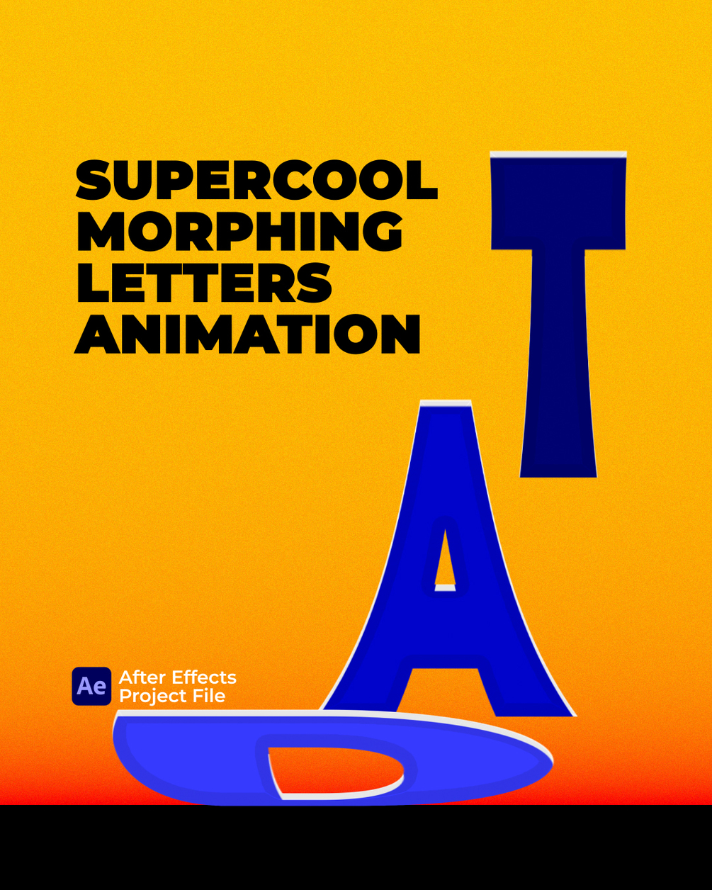 Super Cool Morphing Letters Animation
