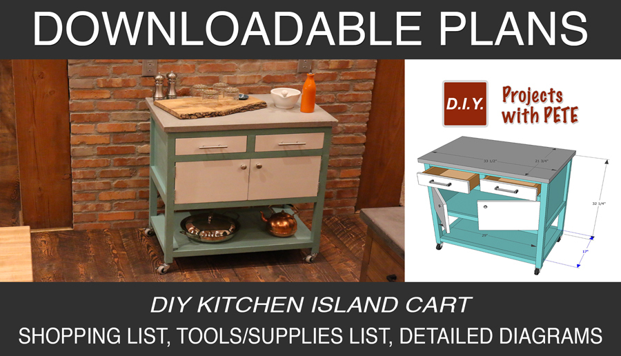 DIY Kitchen Island Cart