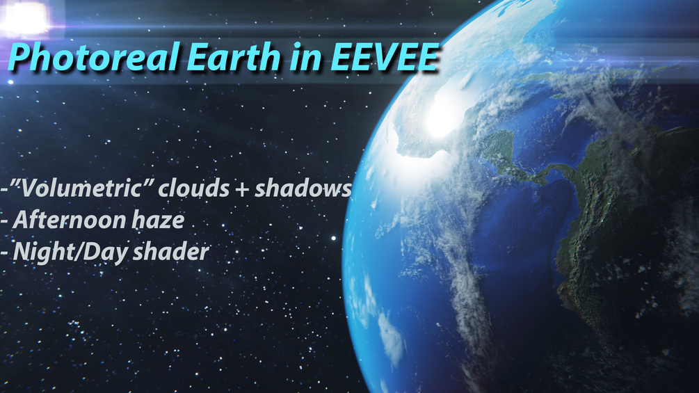 Photoreal Earth Eevee/Blender