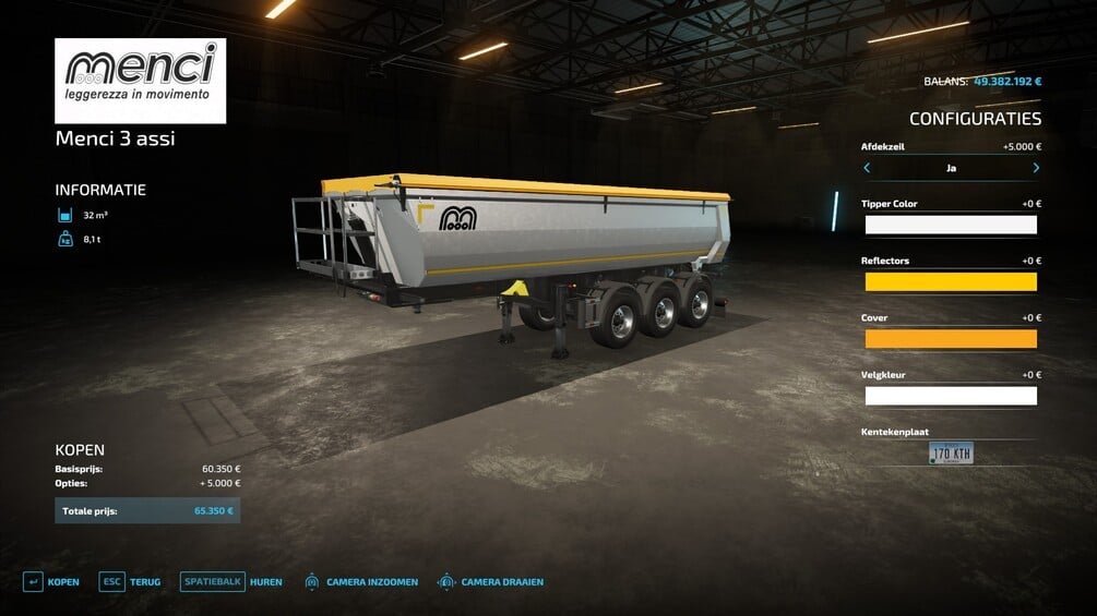 [FS22] Mensi 3 Assi Kipper by Beamer Customs