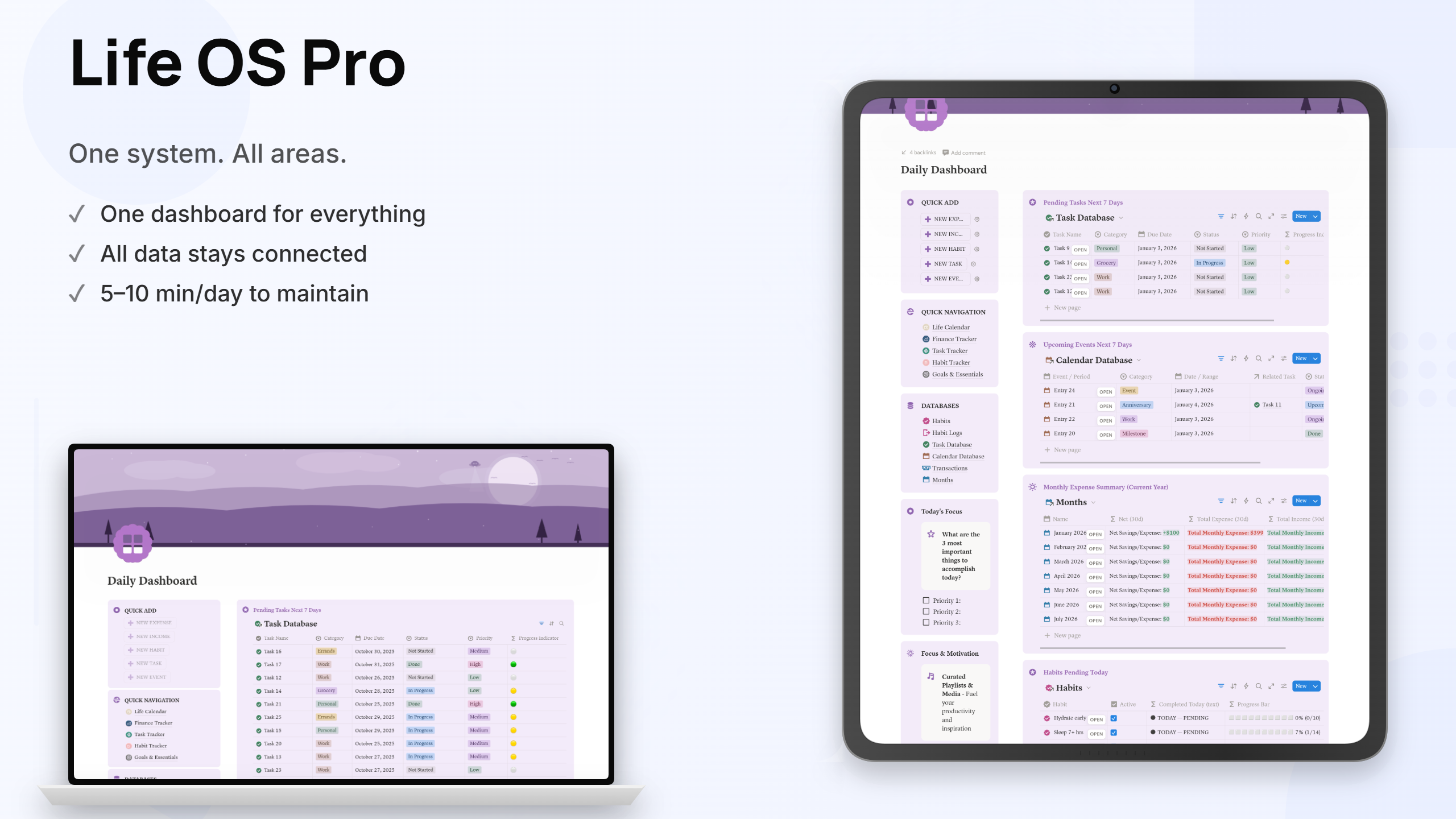 LIFE OS PRO - view 1