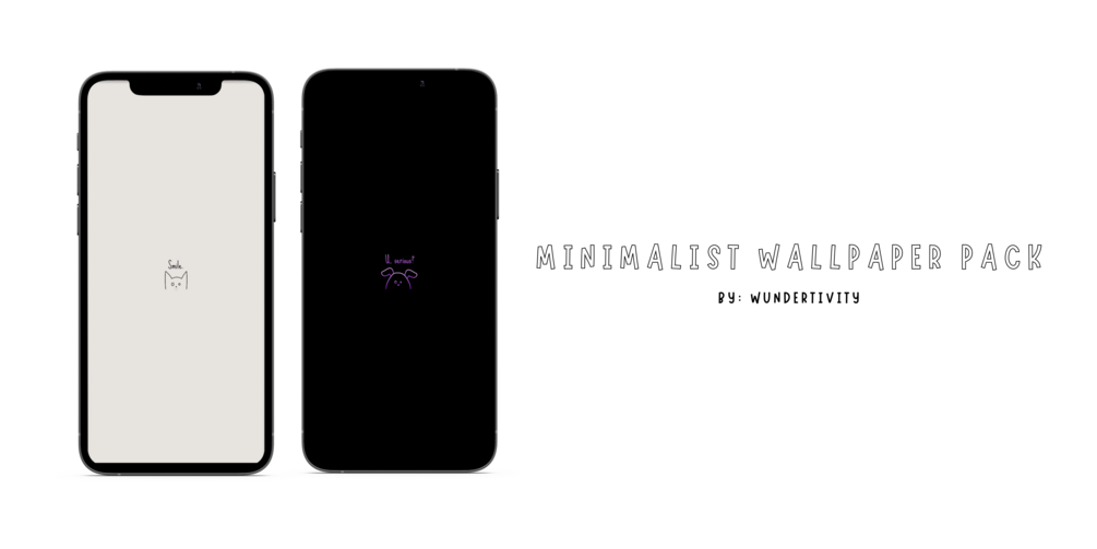 Minimalist Wallpaper Pack (OG+Synth) iPhone 14 PRO MAX
