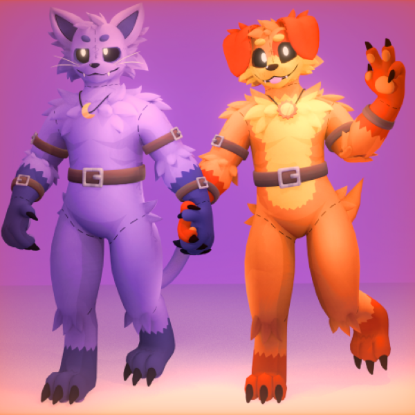 Catnap and Dogday Vrchat Avatar