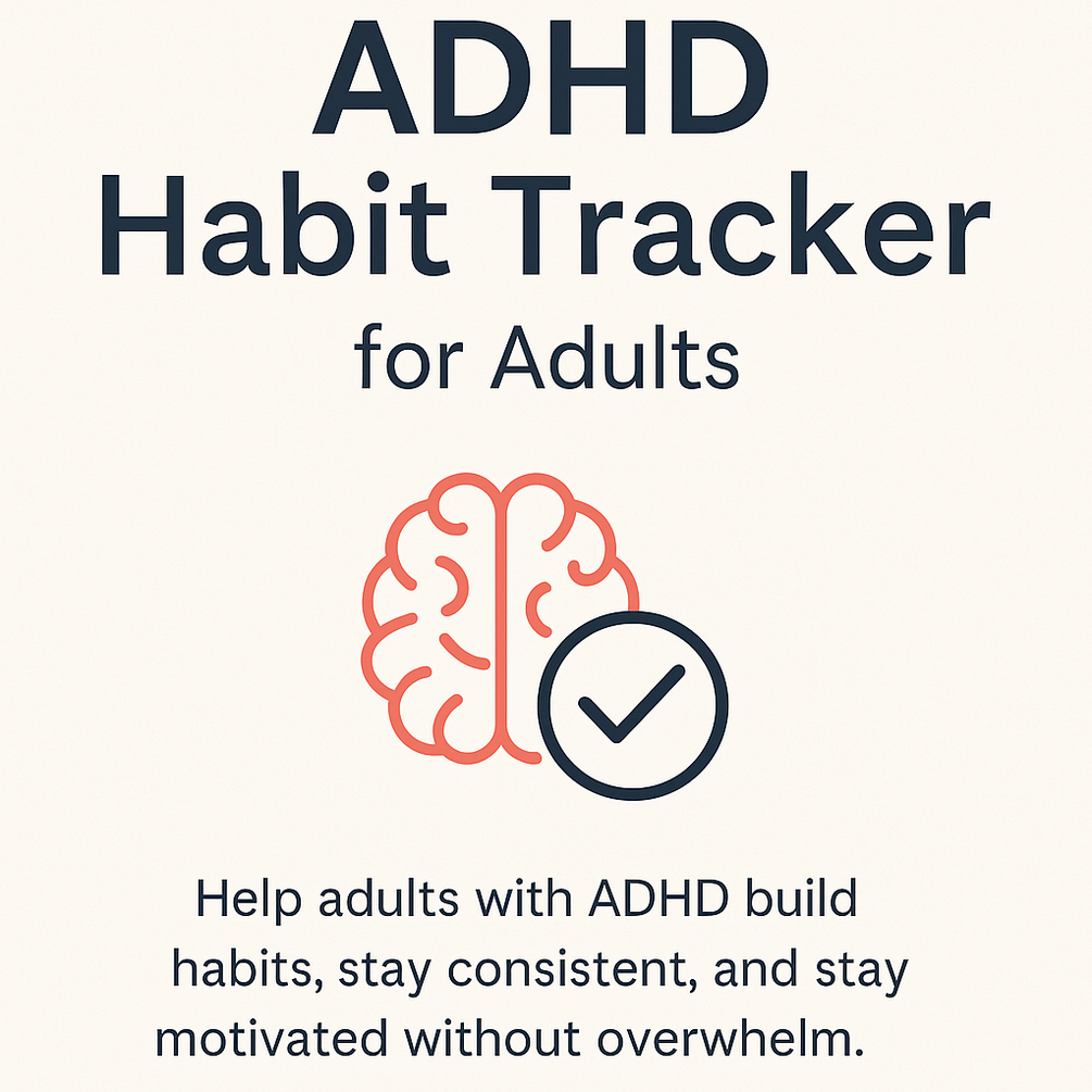 ADHD Daily Habit Tracker – Printable Planner for Focus, Motivation ...