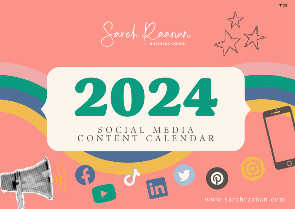 SOCIAL MEDIA CONTENT CALENDAR 2024