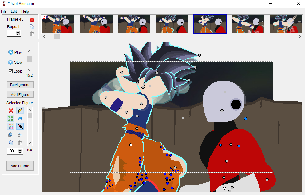 Fullbody Goku 360 (Pivot Animator)