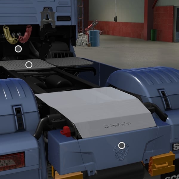 *[coverbum tuning part] Scania NG SCT battery bumper chassi cover by WC007 D3SIGN