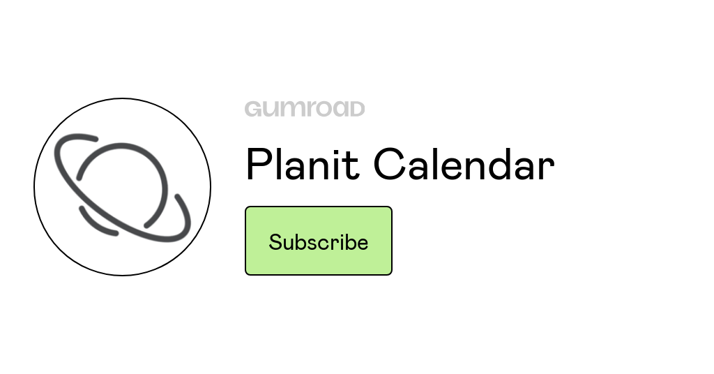 Planit Calendar App