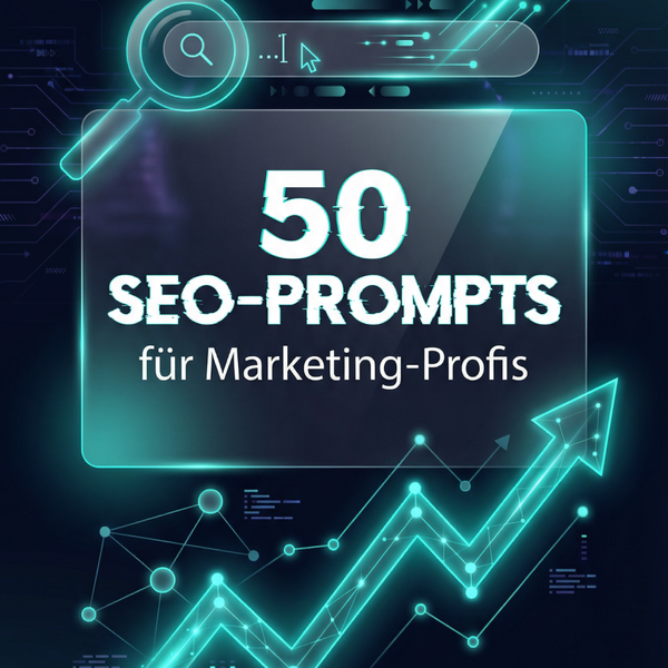 50 SEO-Prompts für Marketing-Profis E-Book Cover