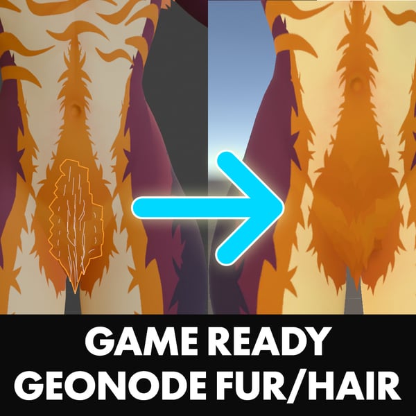 Game Ready Geonode Fur