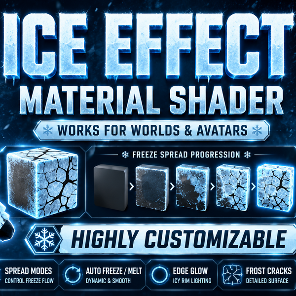 VRChat Freeze Effect Material | Avatar & Worlds preview