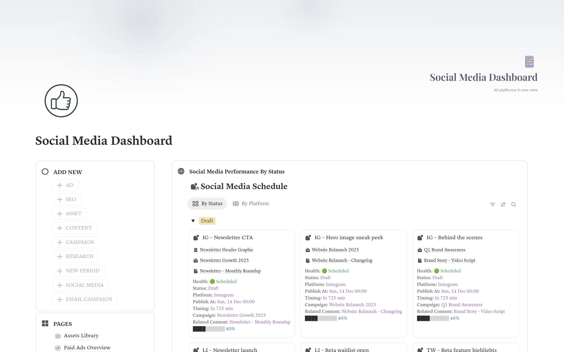 Marketing OS - Campaigns, ROI & 2,000+ Formulas - view 6