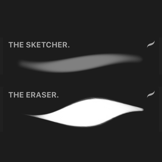 SKETCHING BRUSHES. by rhea veidt!